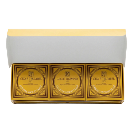 Geo F. Trumper 3-pakning håndsåpe - Sandeltre 