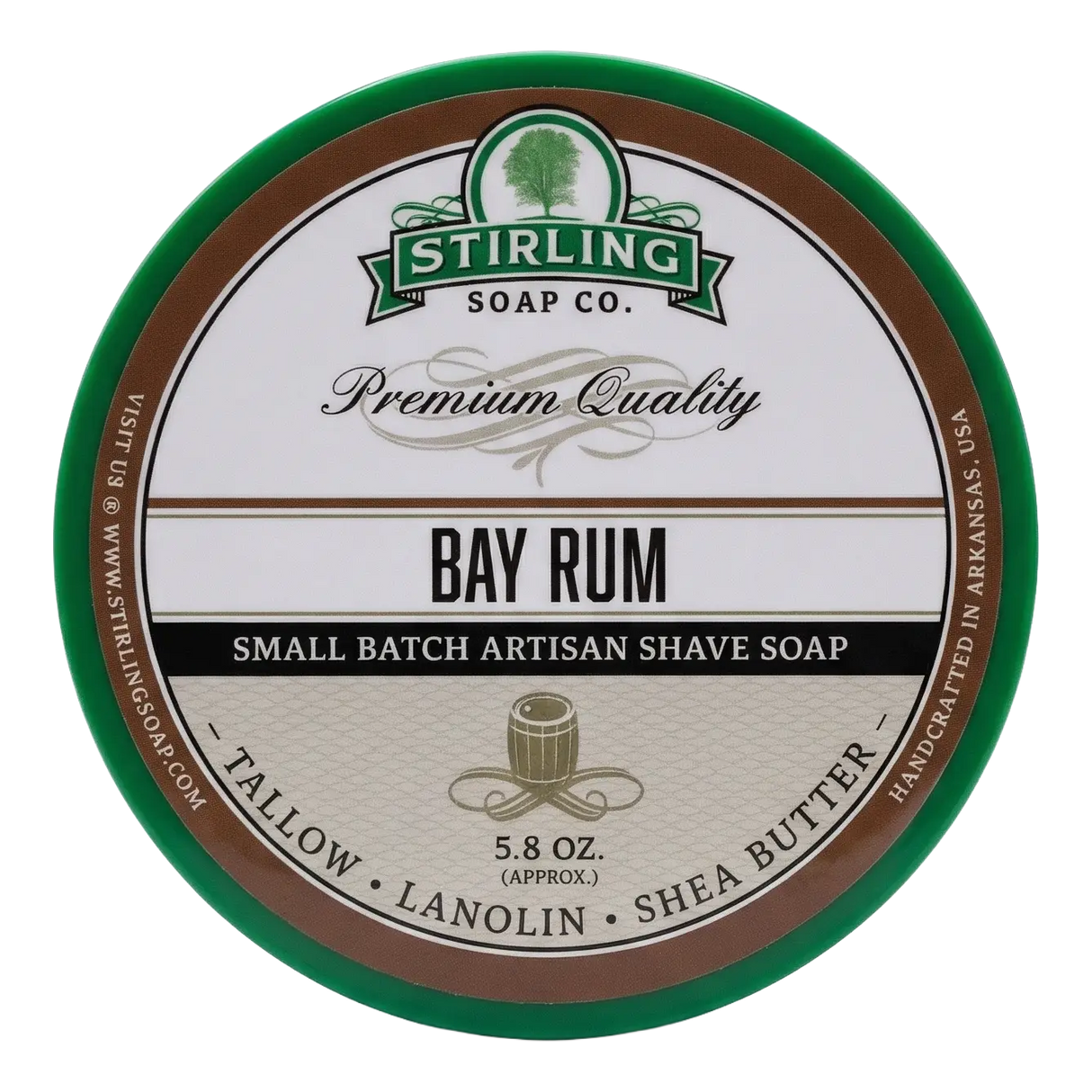 Stirling Soap Co. barbersåpe i skål 