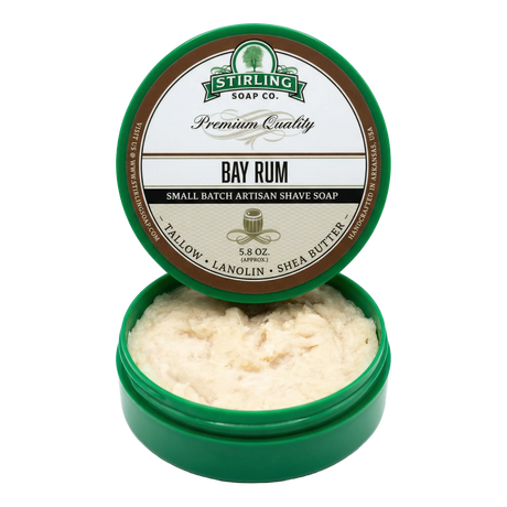 Stirling Soap Co. barbersåpe i skål 