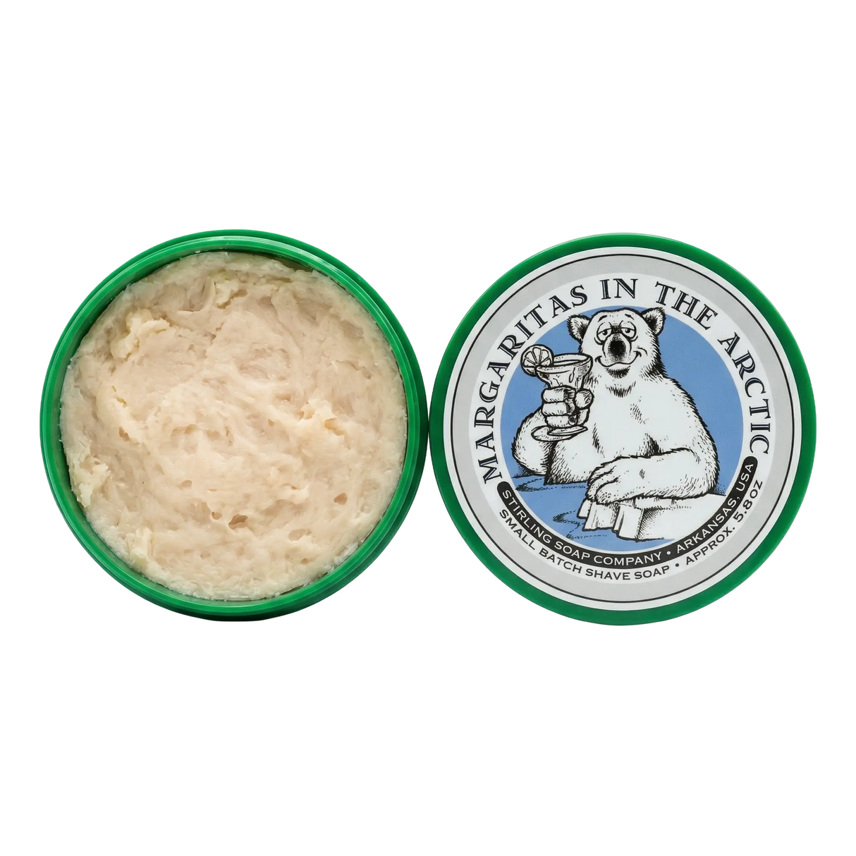 Stirling Soap Co. barbersåpe i skål 