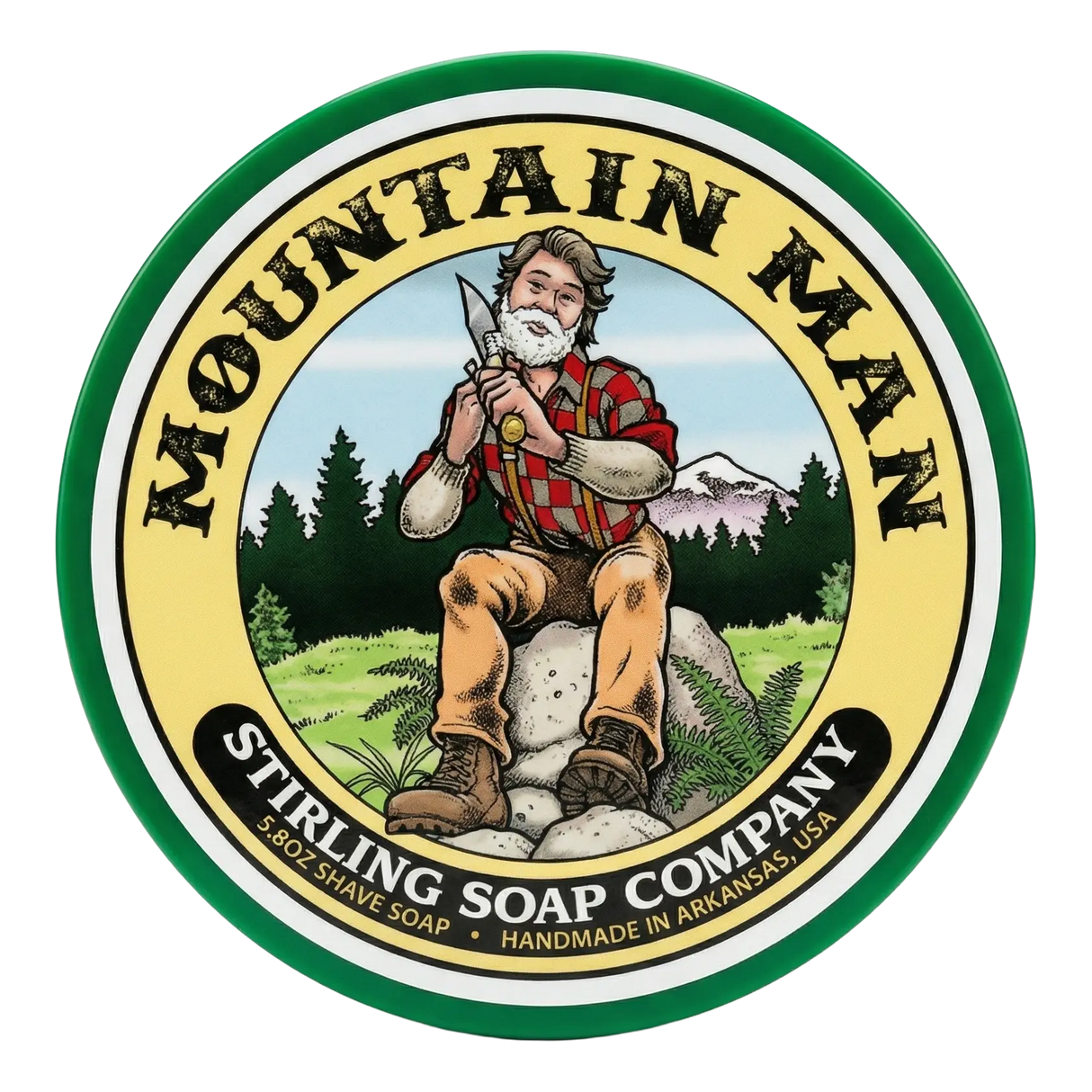 Stirling Soap Co. barbersåpe i skål 