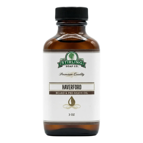 Stirling Soap Co. barber- og skjeggolje 