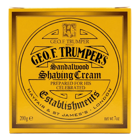 Geo F. Trumper barberkrem i skål - Sandeltre 