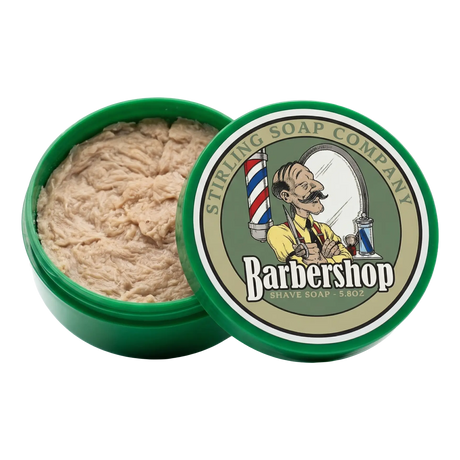 Stirling Soap Co. barbersåpe i skål 