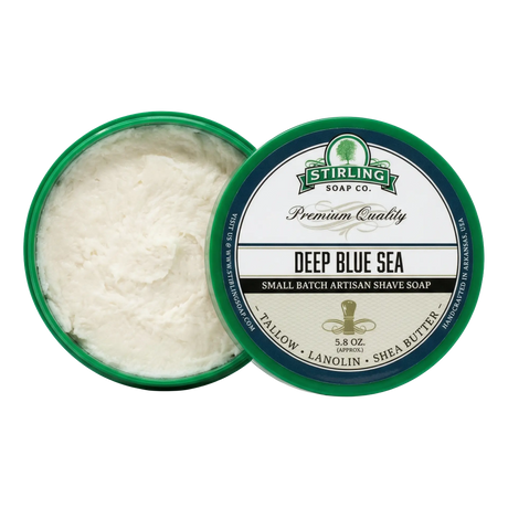 Stirling Soap Co. barbersåpe i skål 