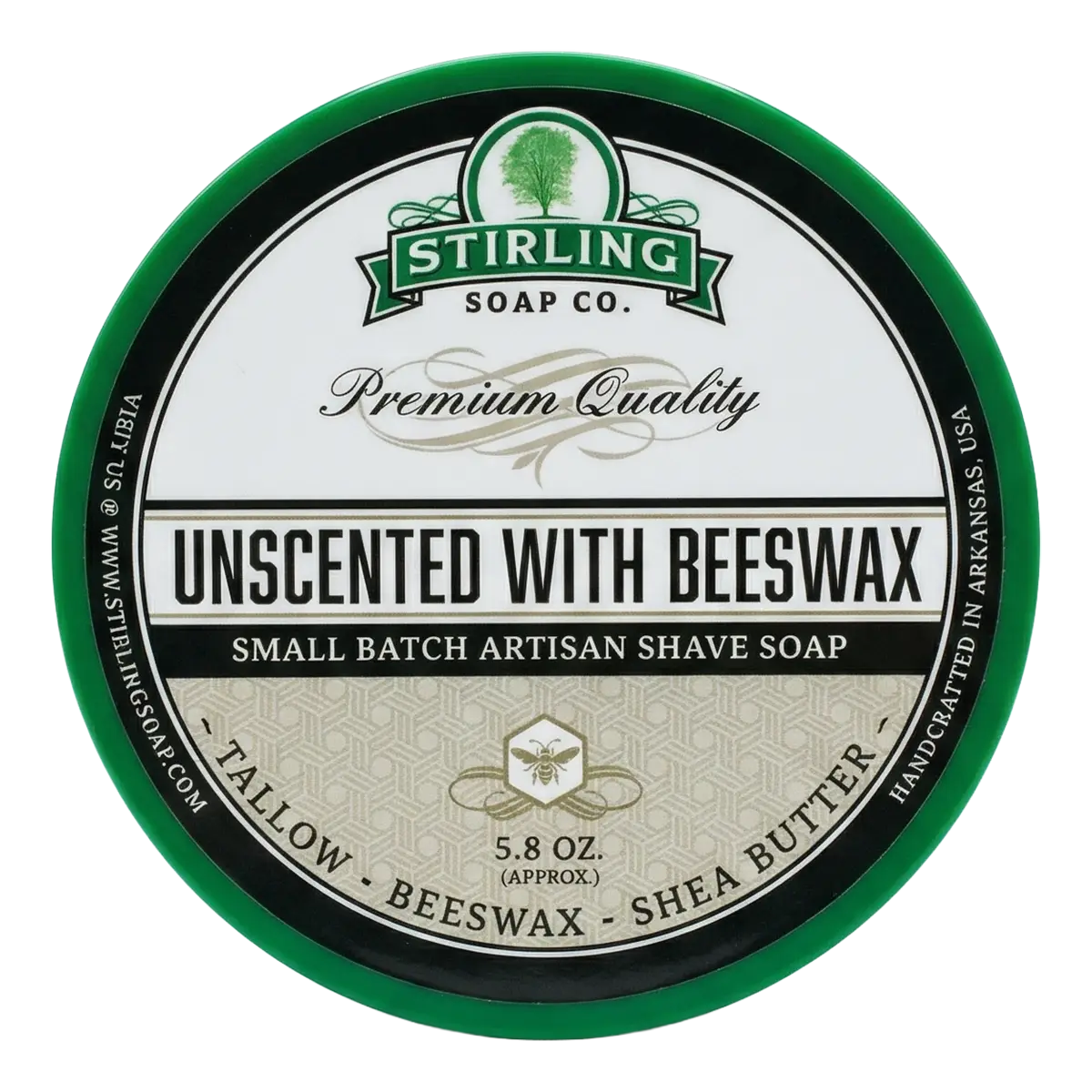 Stirling Soap Co. barbersåpe i skål 