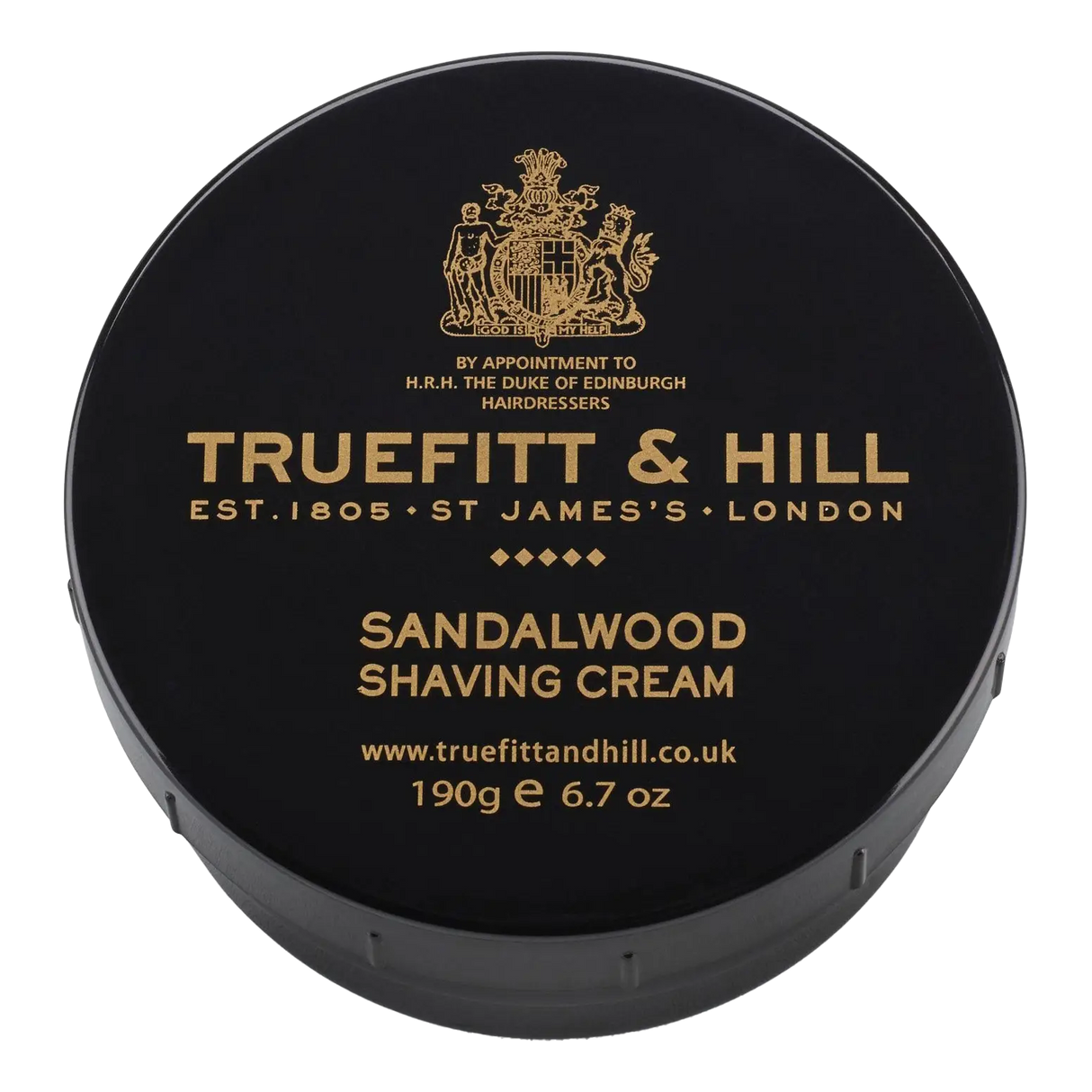 Truefitt & Hill barberkrem i skål - Sandalwood 