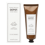 Depot No. 207 hvit leire hårkur i kartong og tub for fet hodebunn