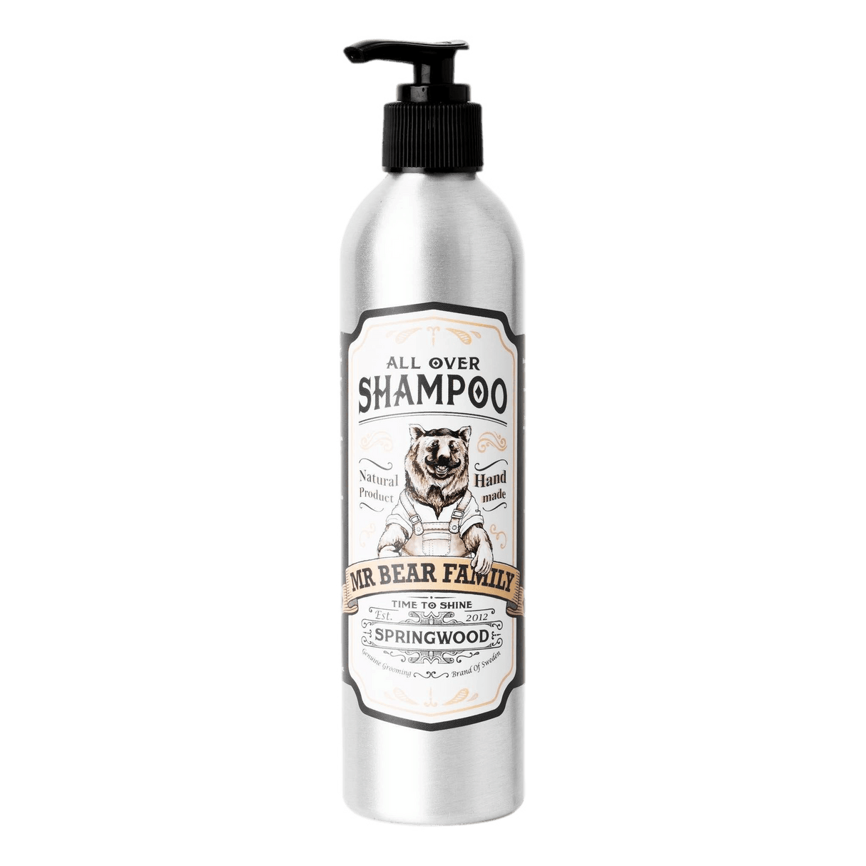 Mr Bear Family All Over Shampoo hår- og kroppsvask - Springwood 250 ml