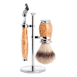 Mühle Purist barbersett i karelsk bjørk - Fusion