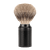 Mühle ROCCA Silvertip Badger barberkost i rustfritt stål Jet Black