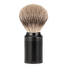 Mühle ROCCA Silvertip Badger barberkost i rustfritt stål Jet Black