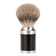 Mühle ROCCA Silvertip Badger barberkost i rustfritt stål Sort
