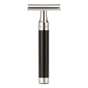 Mühle ROCCA tradisjonell barberhøvel i rustfritt stål Sort