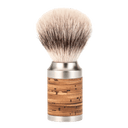 Mühle Rocca Silvertip Fibre barberkost i rustfritt stål Bjørkenever
