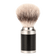 Mühle Rocca Silvertip Fibre barberkost i rustfritt stål Sort
