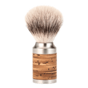 Mühle Rocca Silvertip Fibre barberkost i rustfritt stål Bjørkenever