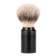 Mühle Rocca Silvertip Fibre barberkost i rustfritt stål Jet Black