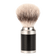 Mühle Rocca Silvertip Fibre barberkost i rustfritt stål Sort