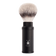 Mühle Silvertip Fibre reisebarberkost aluminium Sort