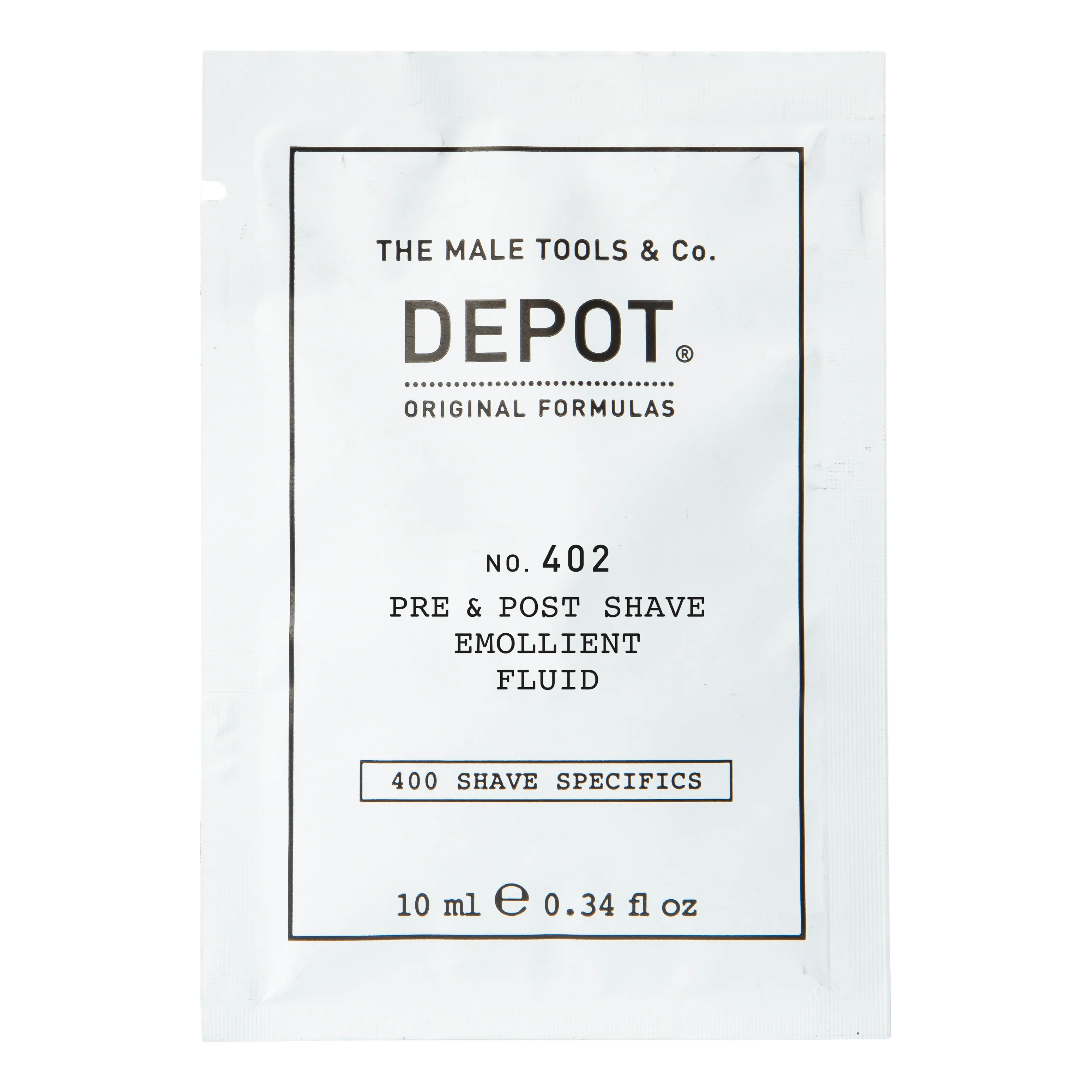 Depot No. 402 Pre & Post Shave Emollient Fluid - Vareprøve