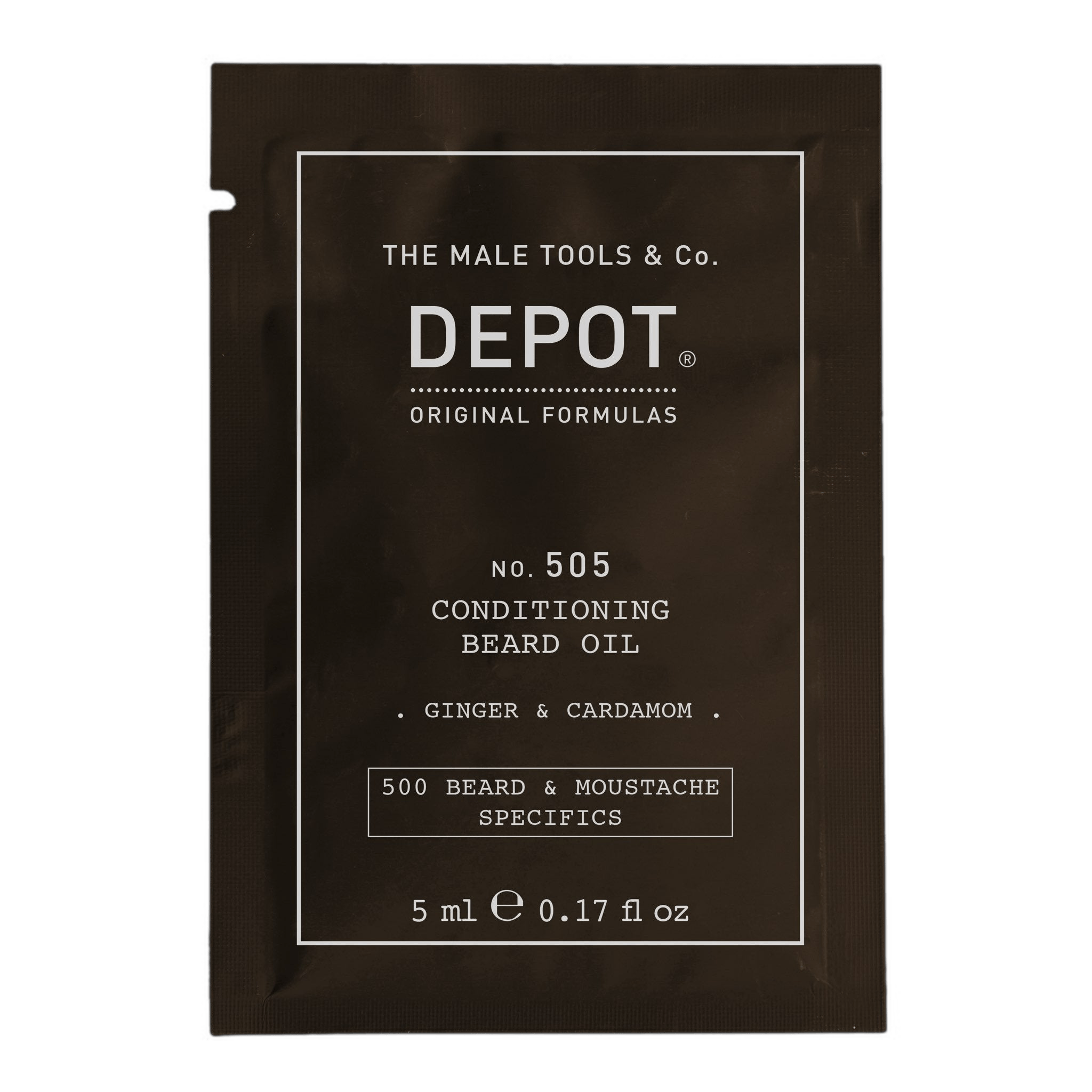 Depot No. 505 Conditioning Beard Oil - vareprøve Ginger & Cardamom
