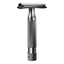 Dick Johnson tradisjonell barberhøvel Sort