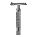 Dick Johnson tradisjonell barberhøvel Sølv