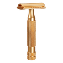 Dick Johnson tradisjonell barberhøvel Gull