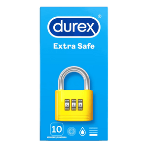 Durex Extra Safe kondomer 10-pakning