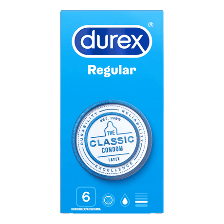Durex Regular kondomer 6-pakning