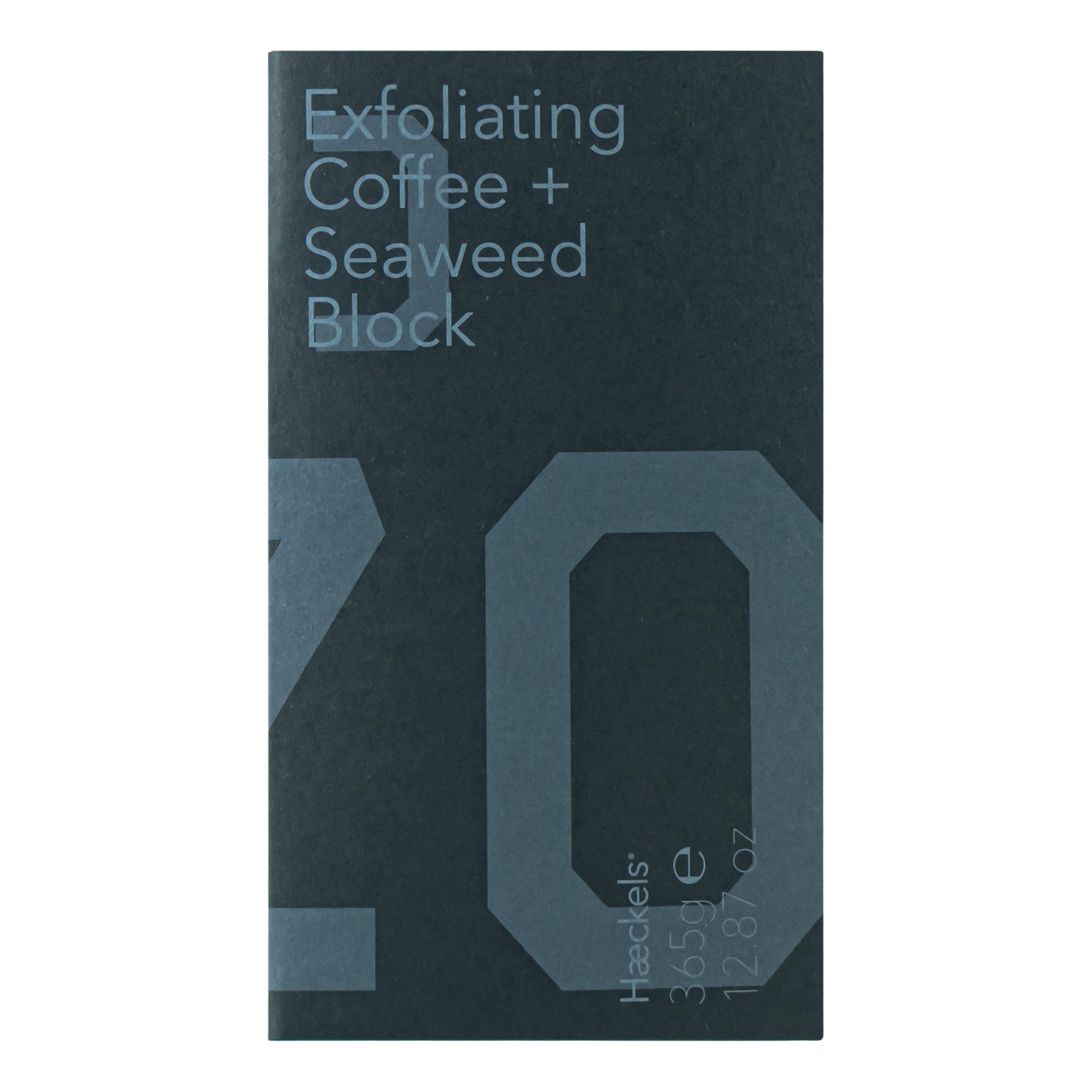 Haeckels Ozone Exfoliating Coffee + Seaweed Block skrubbsåpe