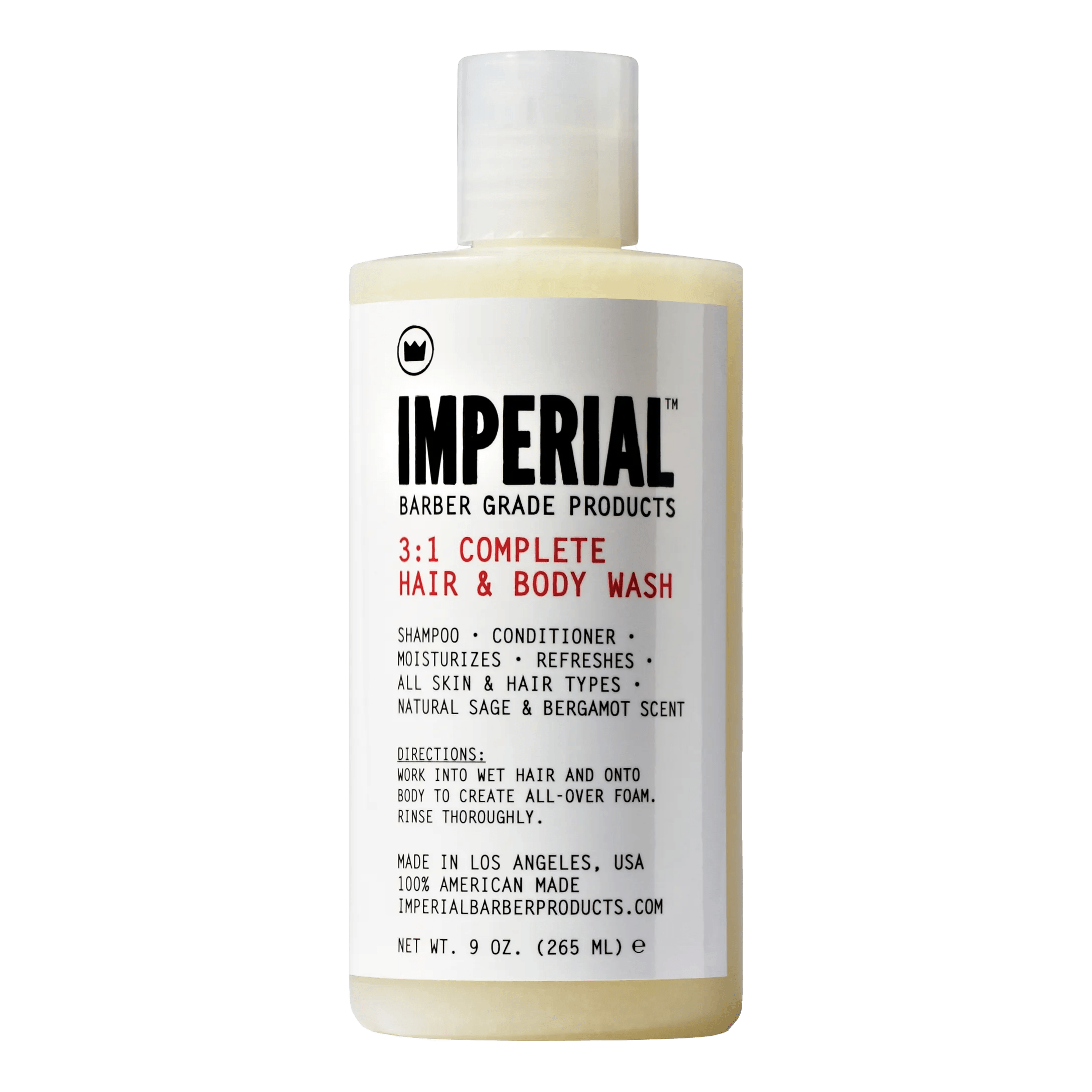 Imperial Barber Products - 3:1 Complete Hair & Body Wash - Sjampo og kroppsvask