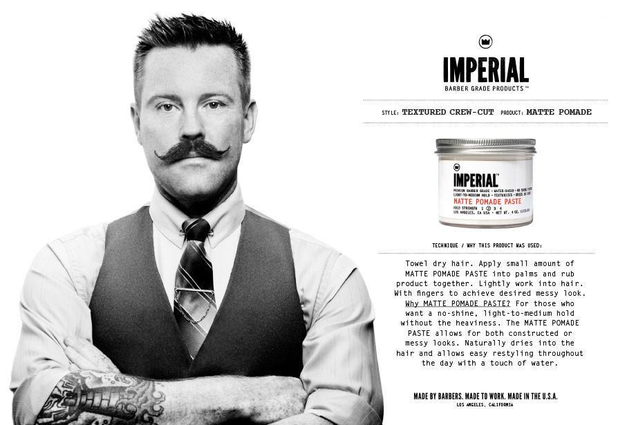 Imperial Barber Products Matte Pomade Paste 115 g