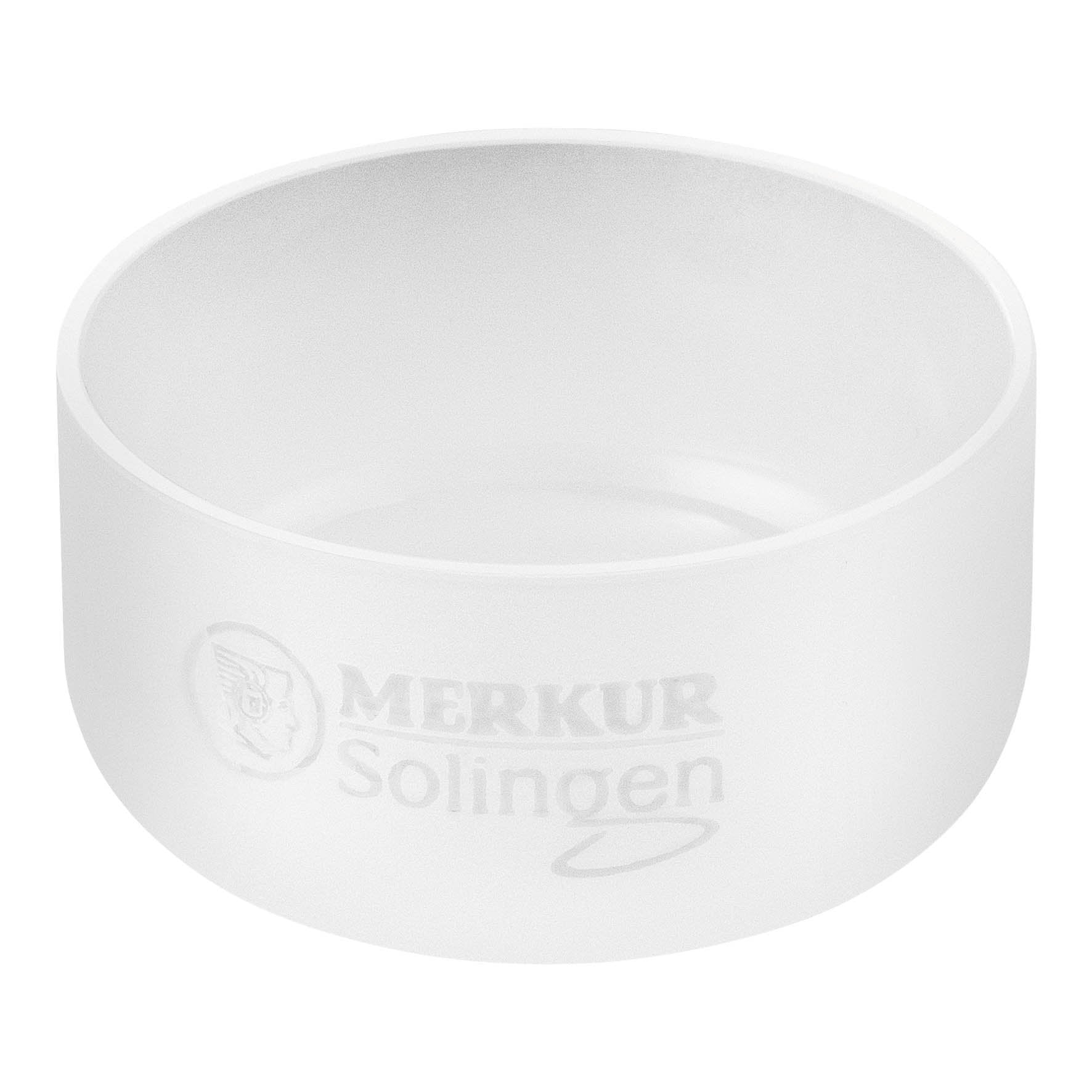 Merkur barberskål - Håndblåst frostet glass