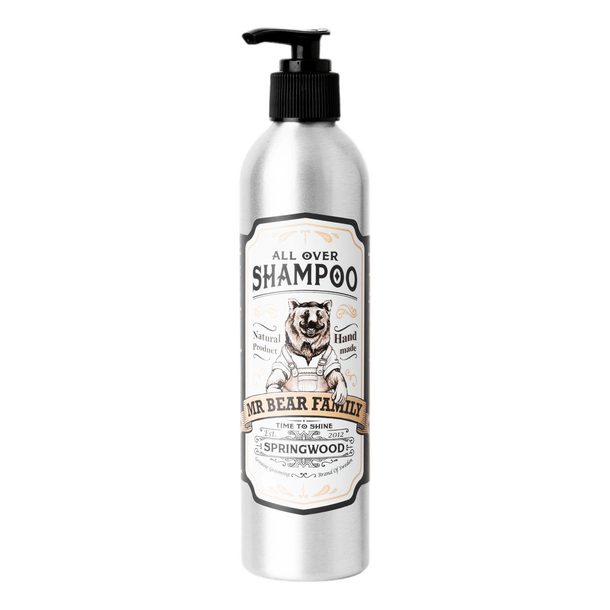 Mr Bear Family All Over Shampoo hår- og kroppsvask - Springwood 250 ml