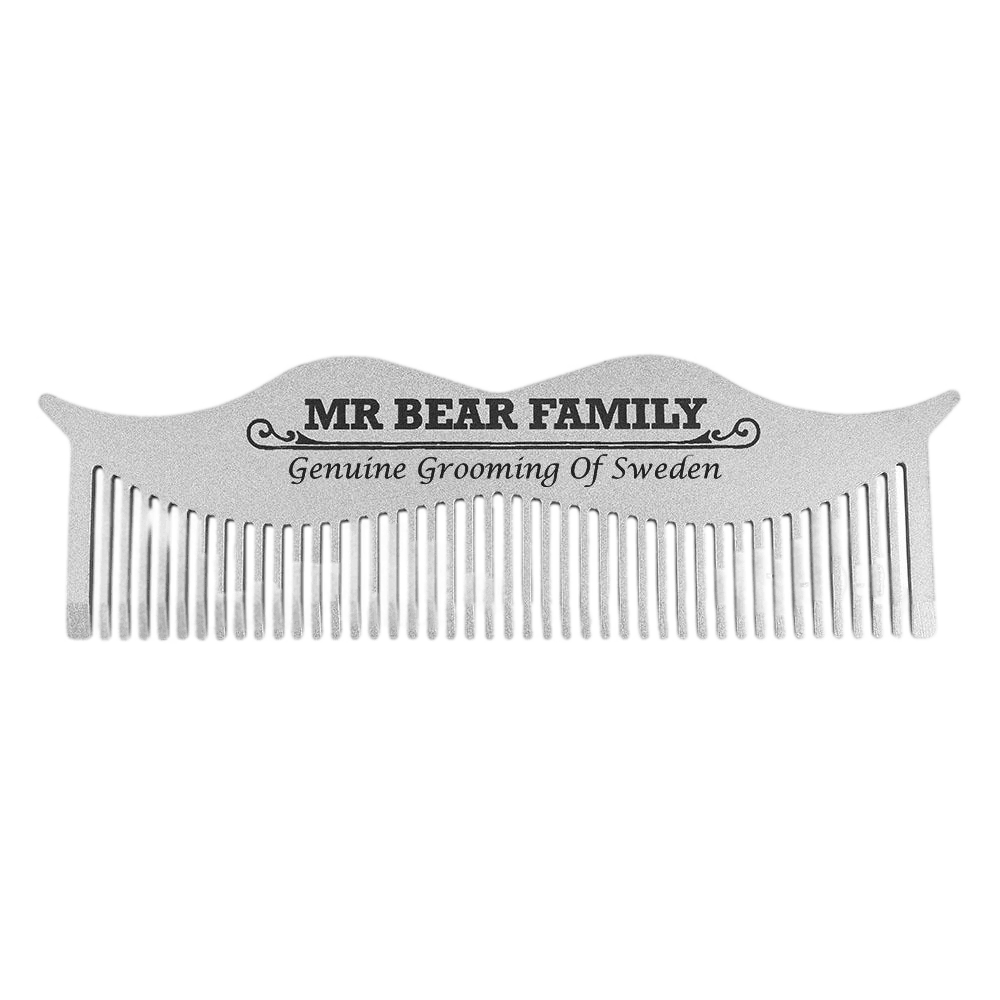 Mr Bear Family bartekam i rustfritt stål