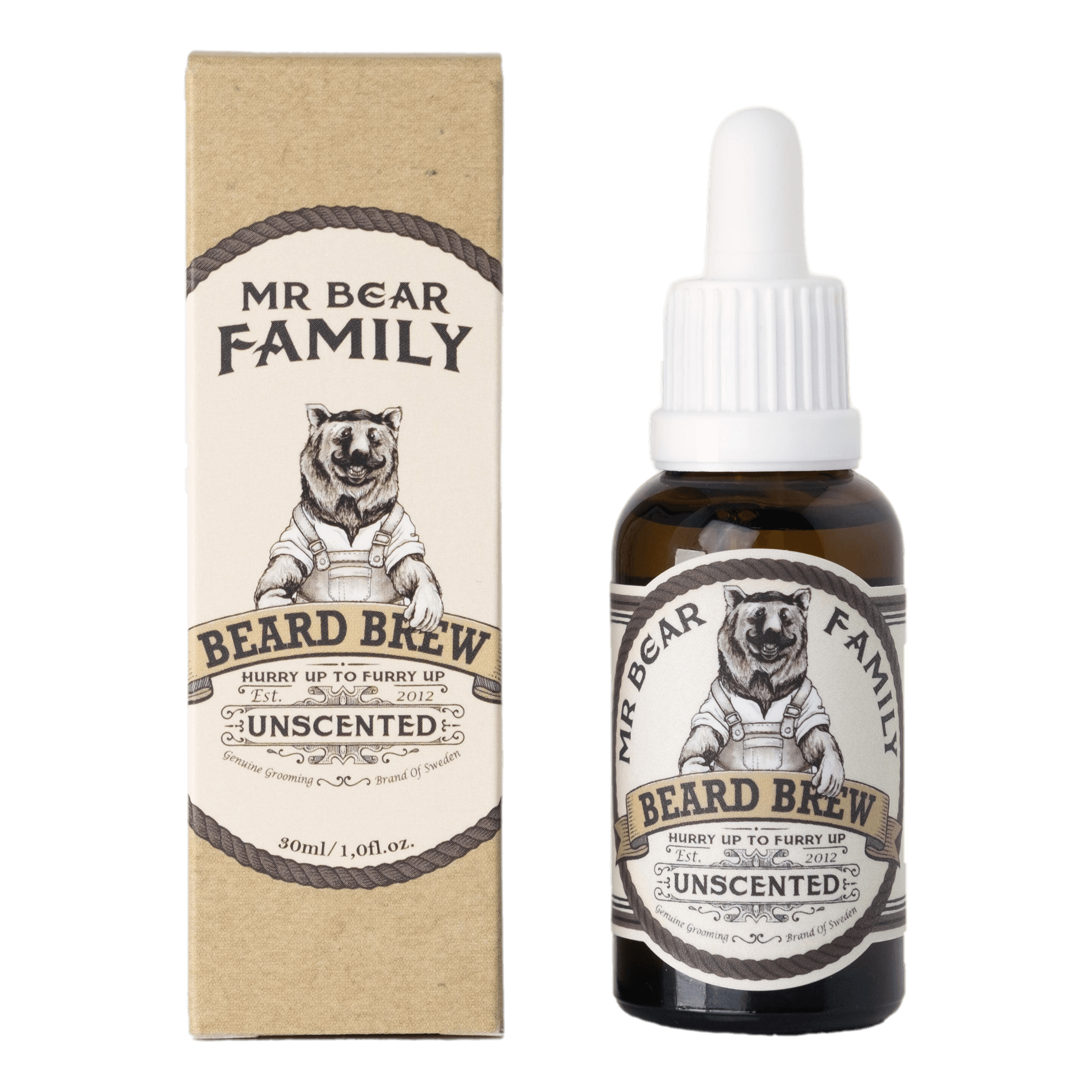 Mr Bear Family Beard Brew skjeggolje - Unscented