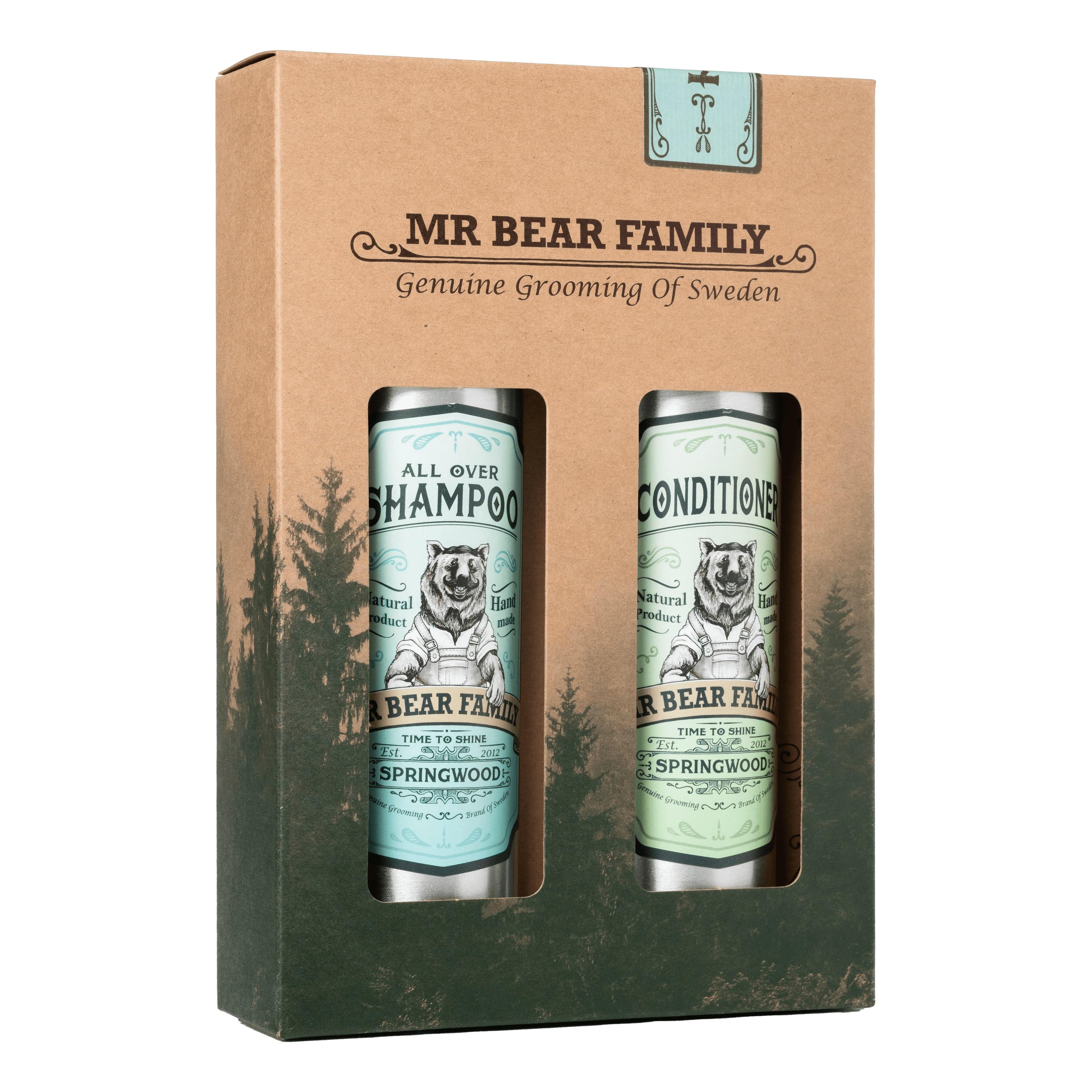 Mr Bear Family Sjampo & balsam hårkit