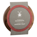 Mühle barbersåpe i treskål Sandeltre