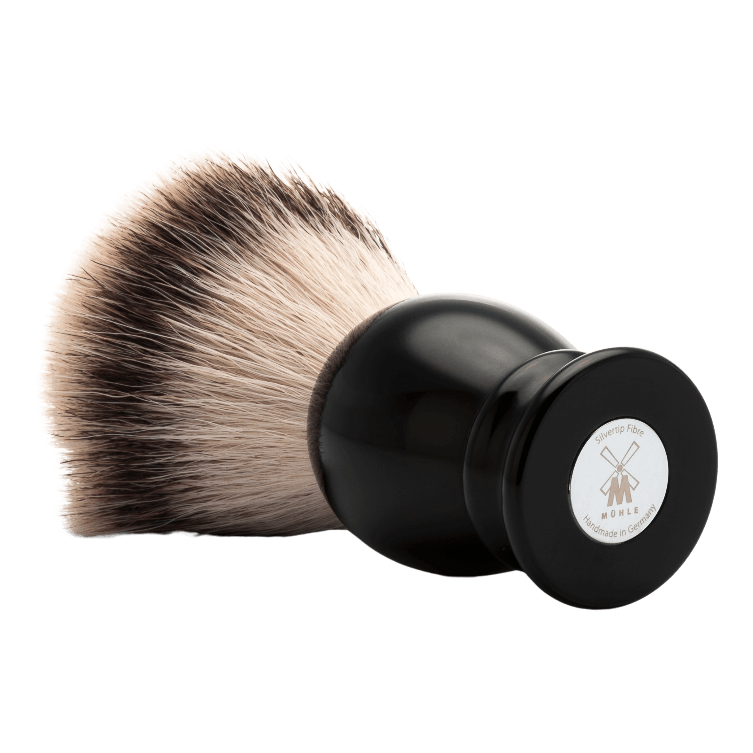 Mühle Classic Style Silvertip barberkost Sort 1