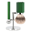 Mühle Hexagon barbersett Forest Silvertip Fibre