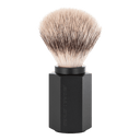 Mühle Hexagon Silvertip Fibre barberkost Graphite
