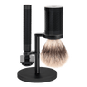 Mühle Rocca barbersett Jet Black