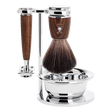 Mühle Rytmo barbersett 4 deler Black Fibre Ask