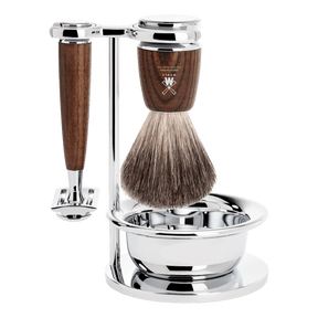 Mühle Rytmo barbersett 4 deler Pure Badger Ask