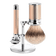Mühle Traditional barbersett Rosegull Silvertip grevlinghår