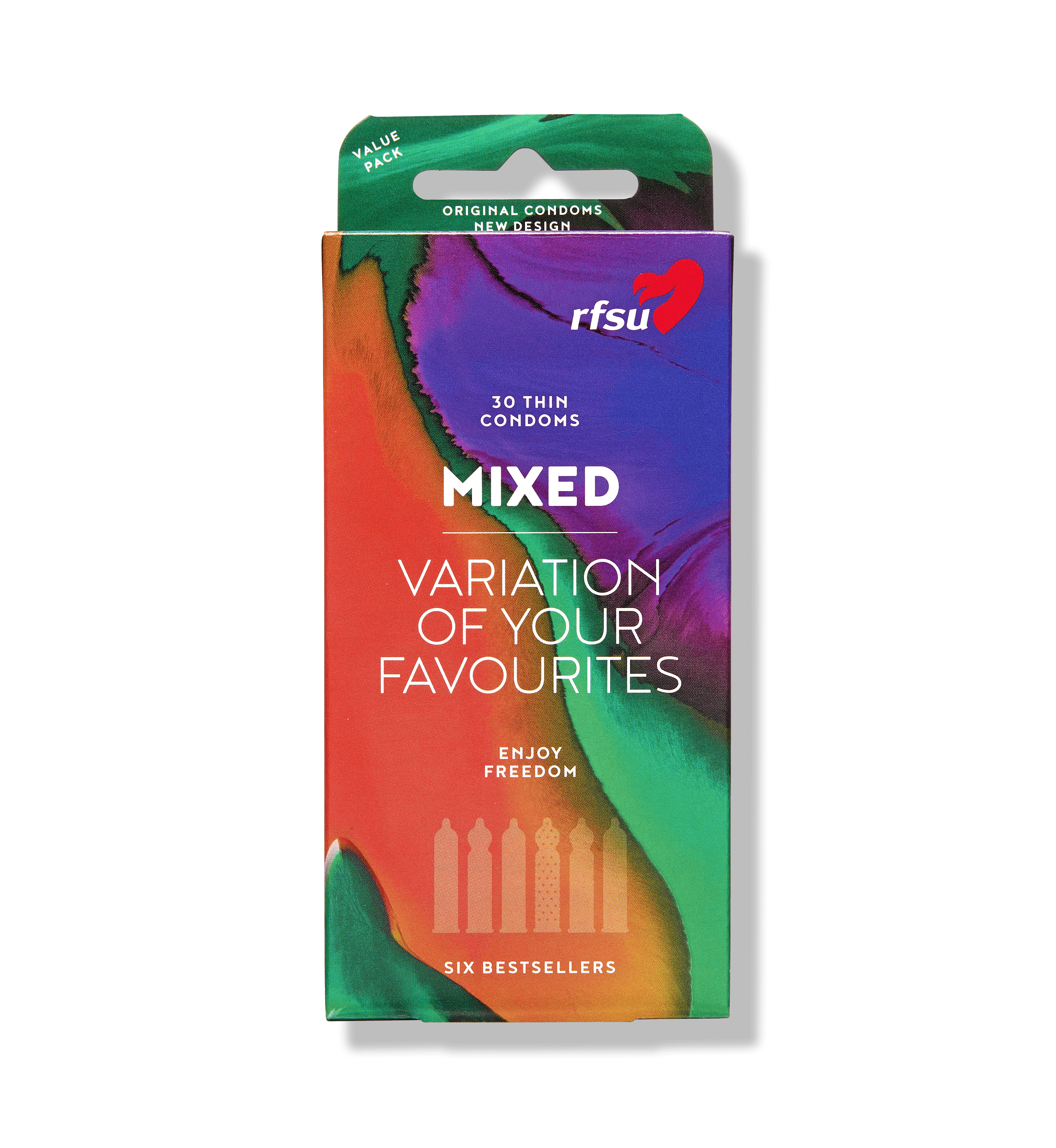 RFSU kondomer Mix Pack 30-pakning