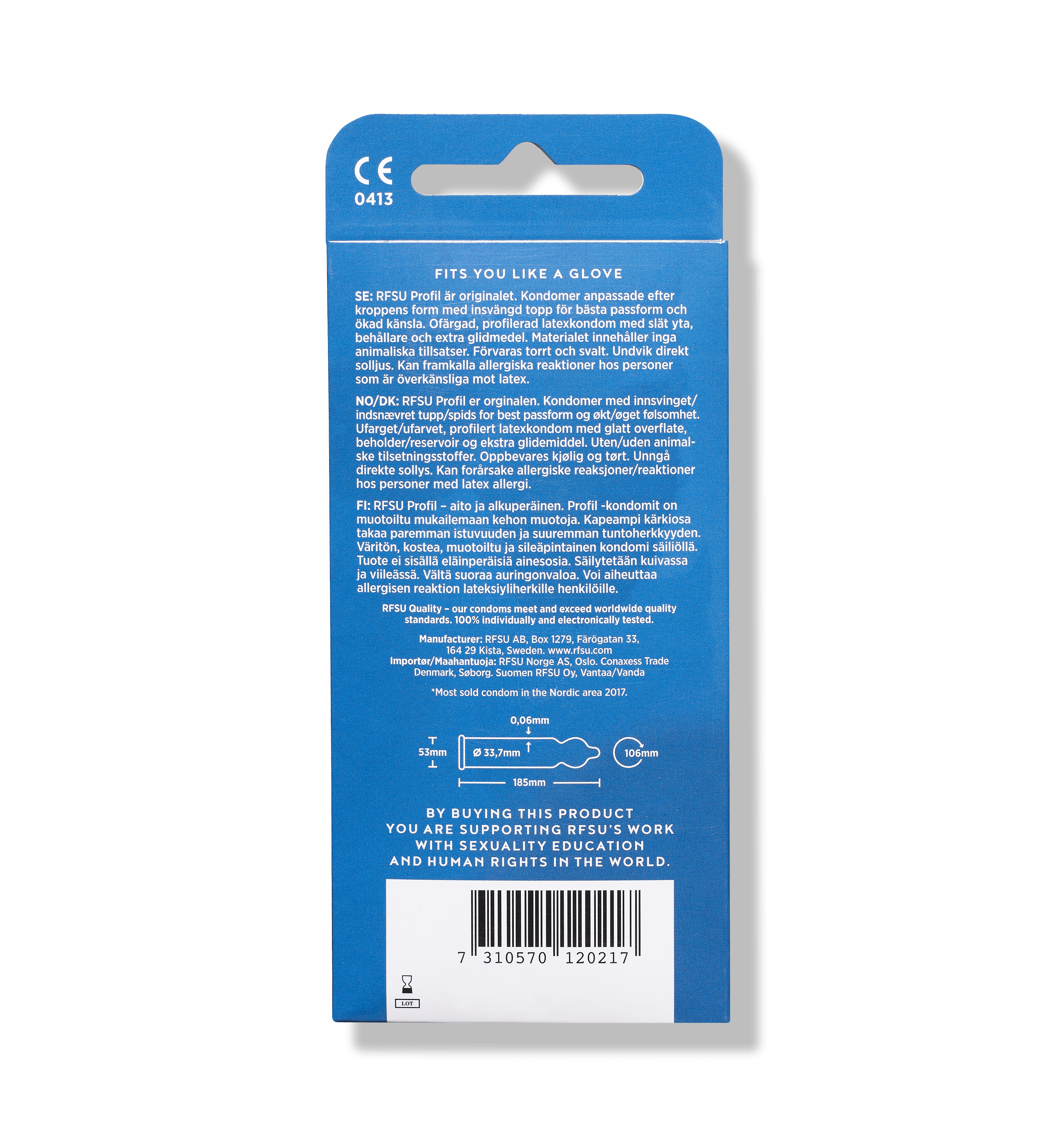 RFSU kondomer Profil 10-pakning