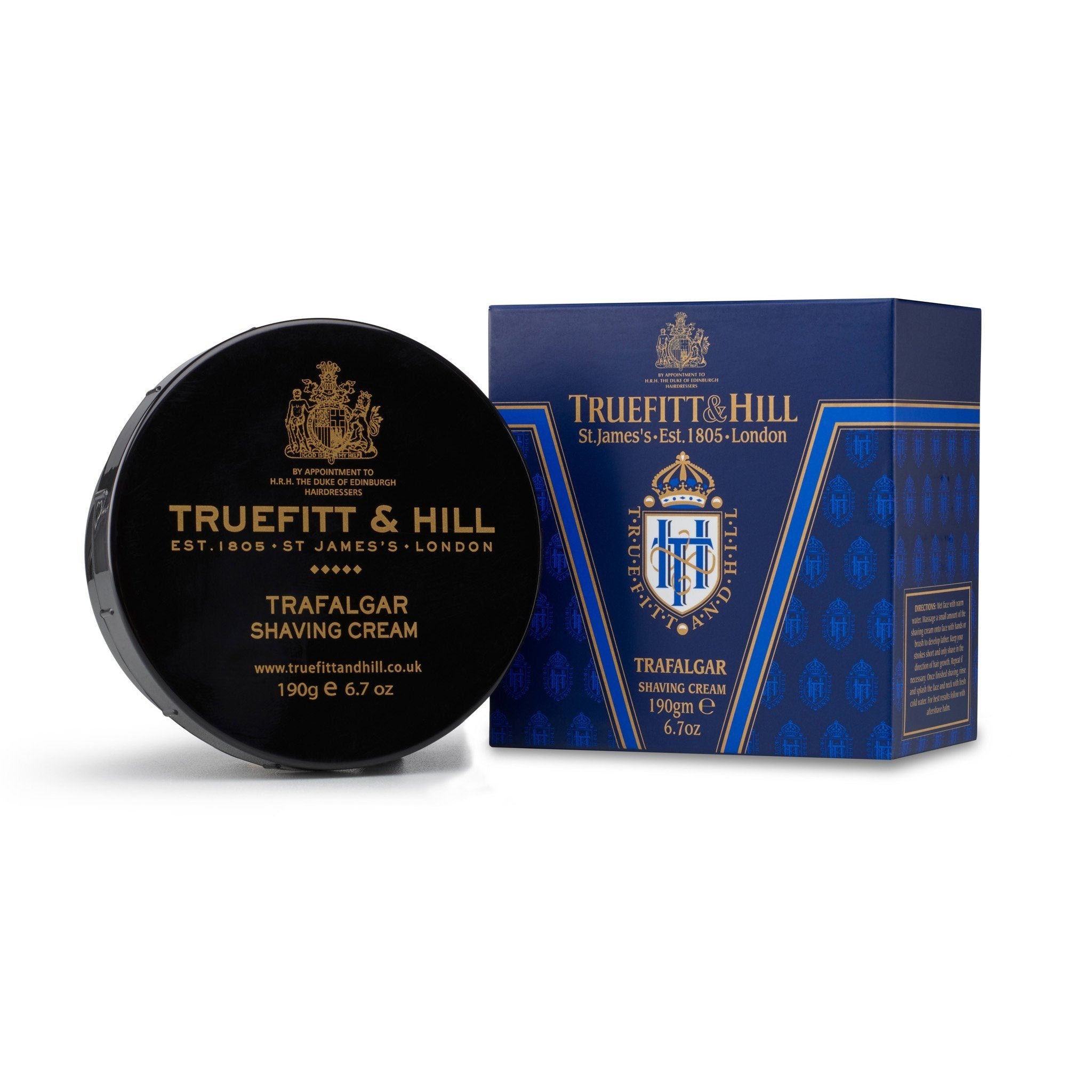 Truefitt & Hill barberkrem i skål - Trafalgar